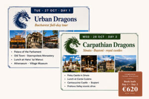 Post-Tour Bundle (Days 1–2) – Bucharest + Carpathian Dragons Landforms Deposit